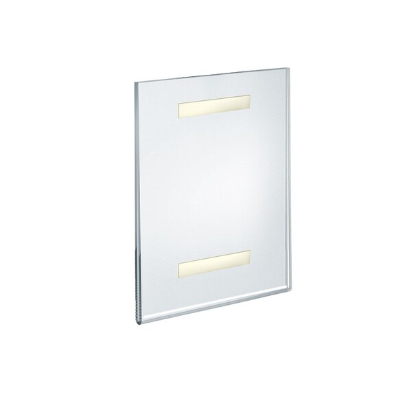 Clear Acrylic 8.5'' x 11'' Adhesive U-Frame, 2PK